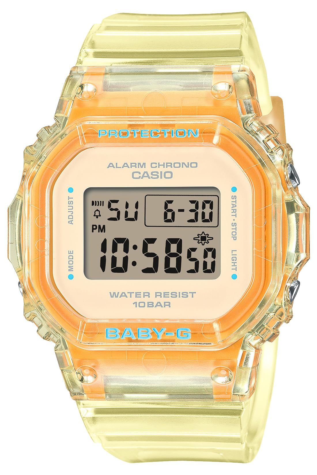 

Часы Baby Gee прозрачно-желтые [Casio] [] BGD-565SJ-9JF женские