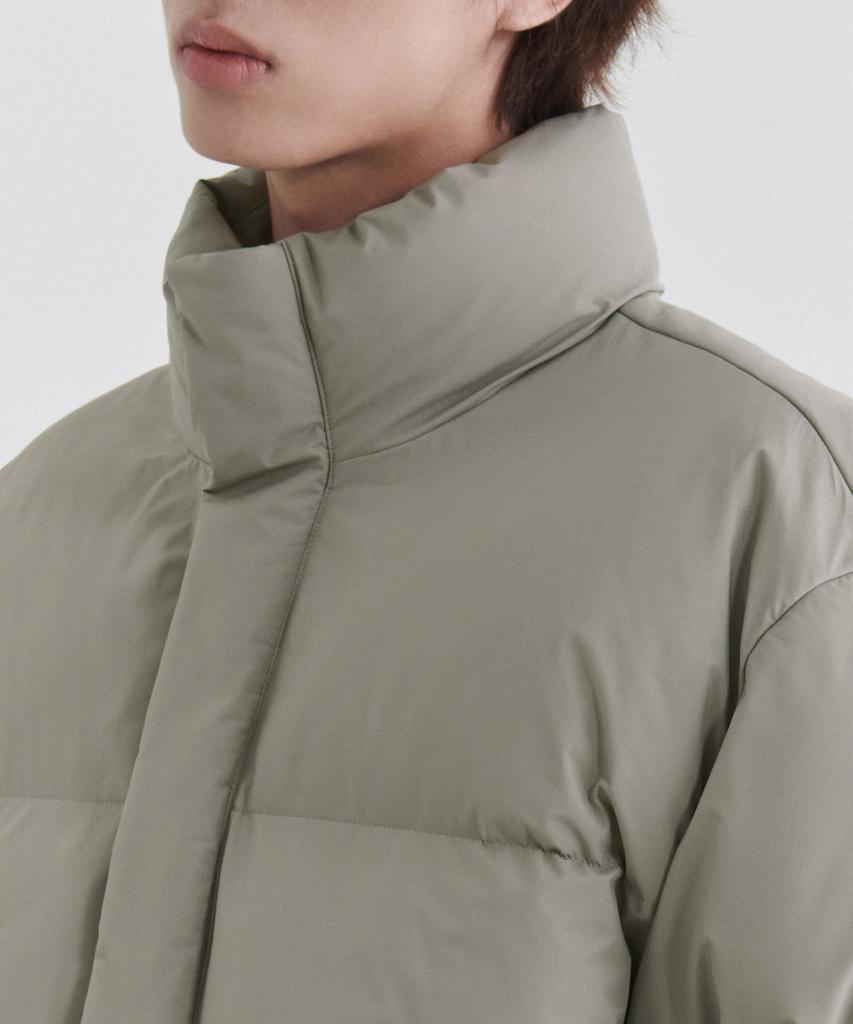 Musinsa Standard Daily Puffer Short Padded Jacket [Grayish Beige]