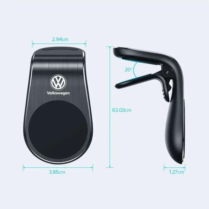 Pro Volkswagen VW 1 ks Magnetický znak auta Držák na telefon 360° Otočný držák Pro Volkswagen ArteonPolo Golf R-Line Tiguan GTI R