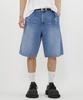 Odeoakaibeu Dart Bermuda Denim Half Pants Summer Blue