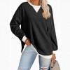 2025 Spring European American Style Color Block Long Sleeve Pullover Hoodie with Embroidered Collar