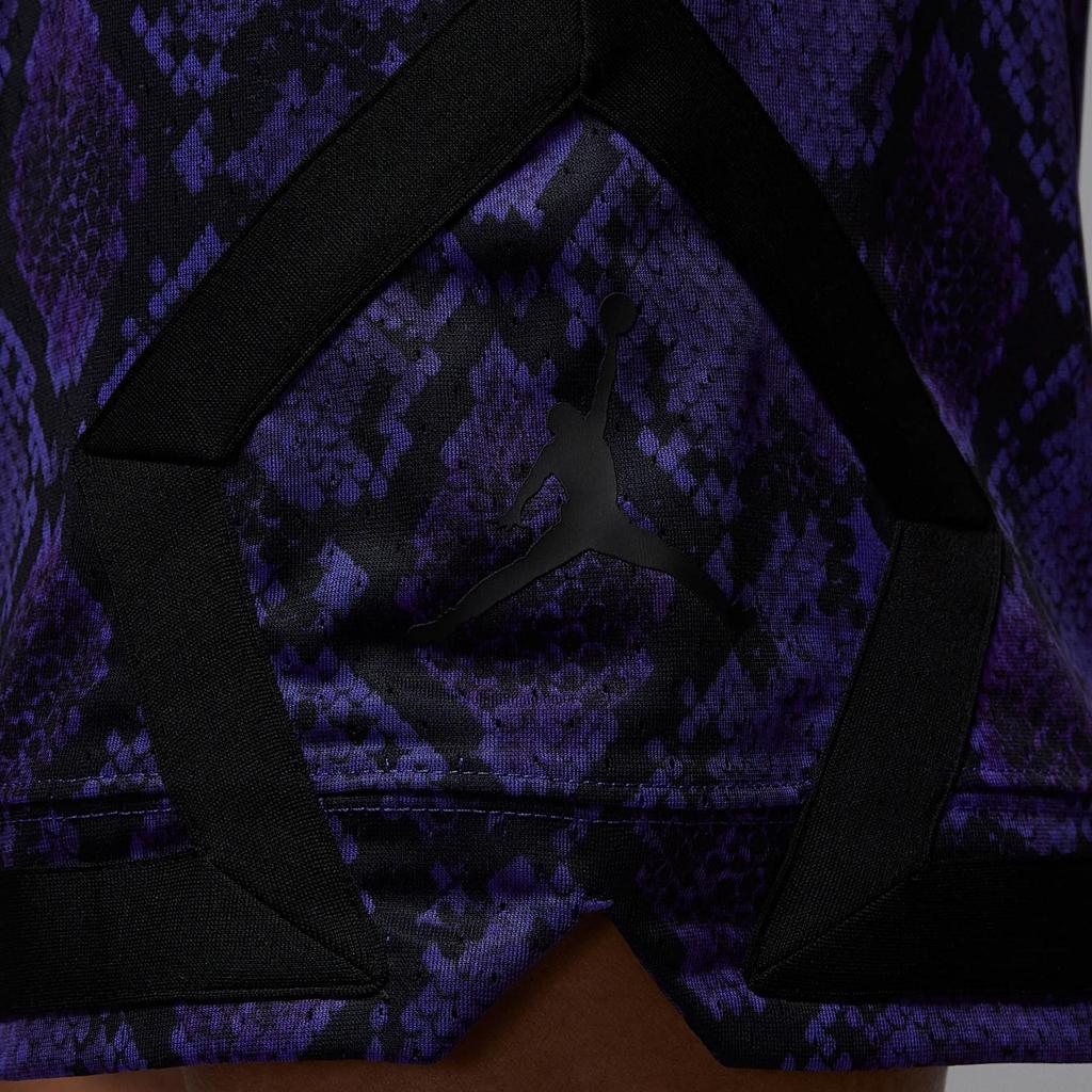 Jordan Sportowe spodenki męskie Dri-FIT Diamond Snake Year Szybkoschnące Siateczkowe Casualowe Spodenki Comet-Purple Black HF9908543