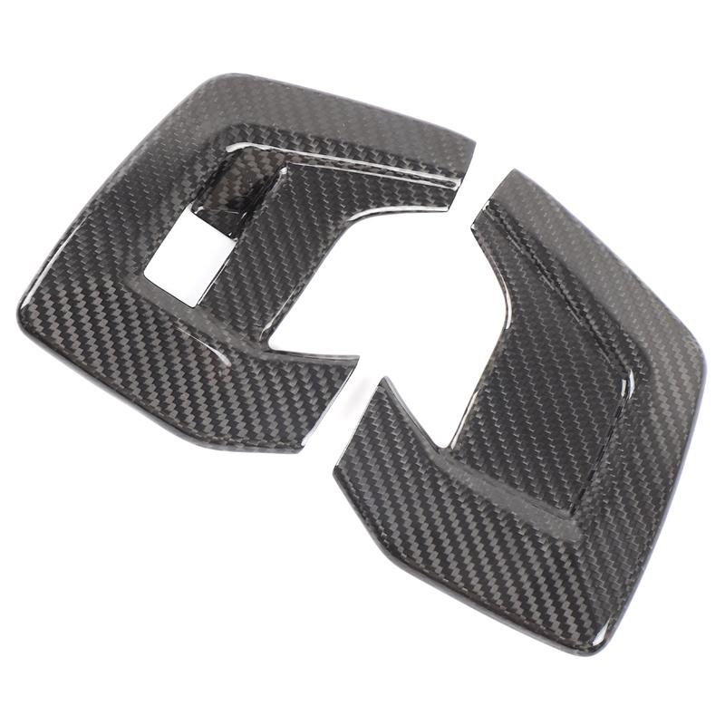 

For Lamborghini URUS 2018-2025 Real Carbon Fiber Rear Anti-kick Cover Car Rear Air Conditioning Outlet Frame Decoration