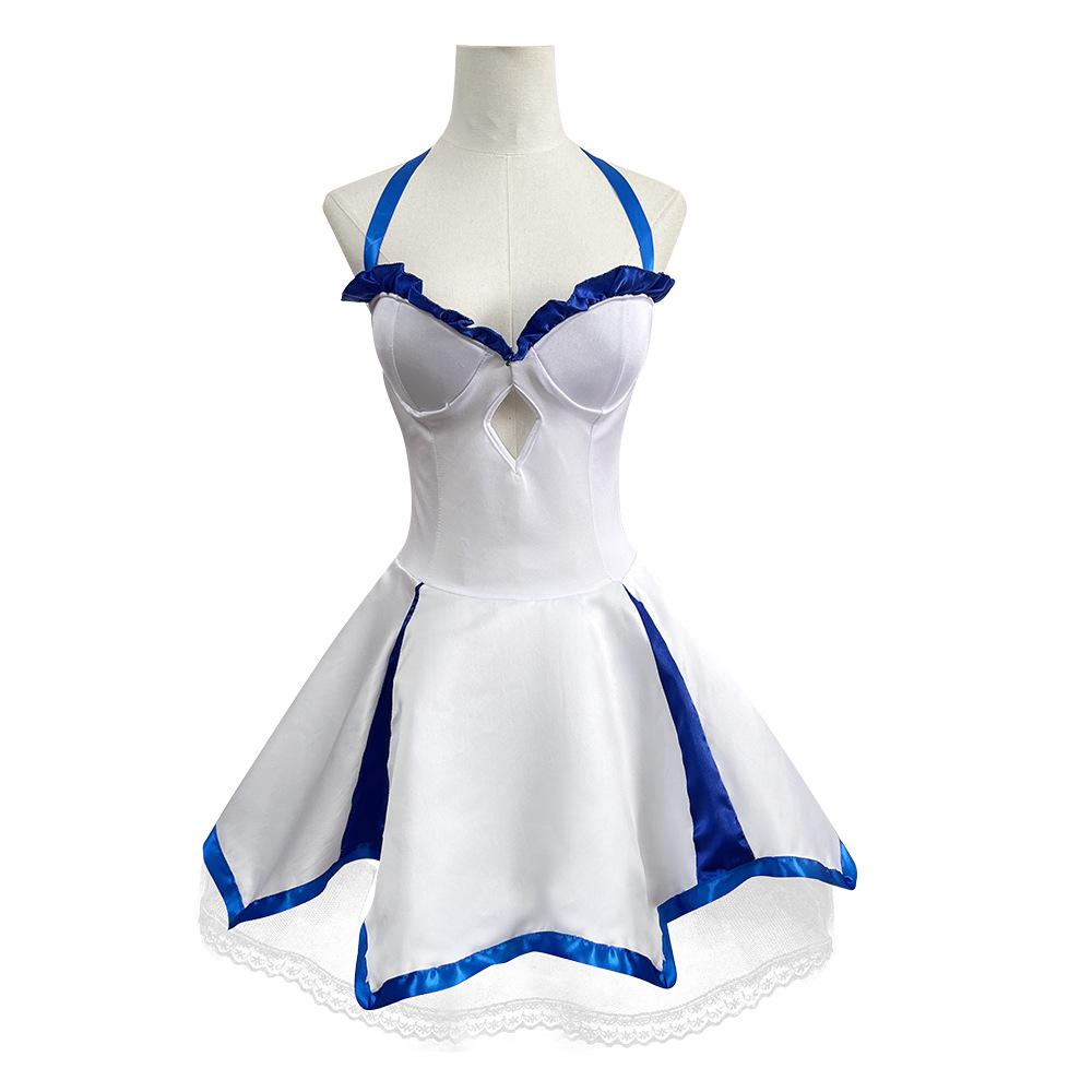 Fate/ZERO Type-Moon 10th Anniversary Cosplay Costume Saber Cosplay Costume Saber Lily Halter-Neck Sailor Uniform