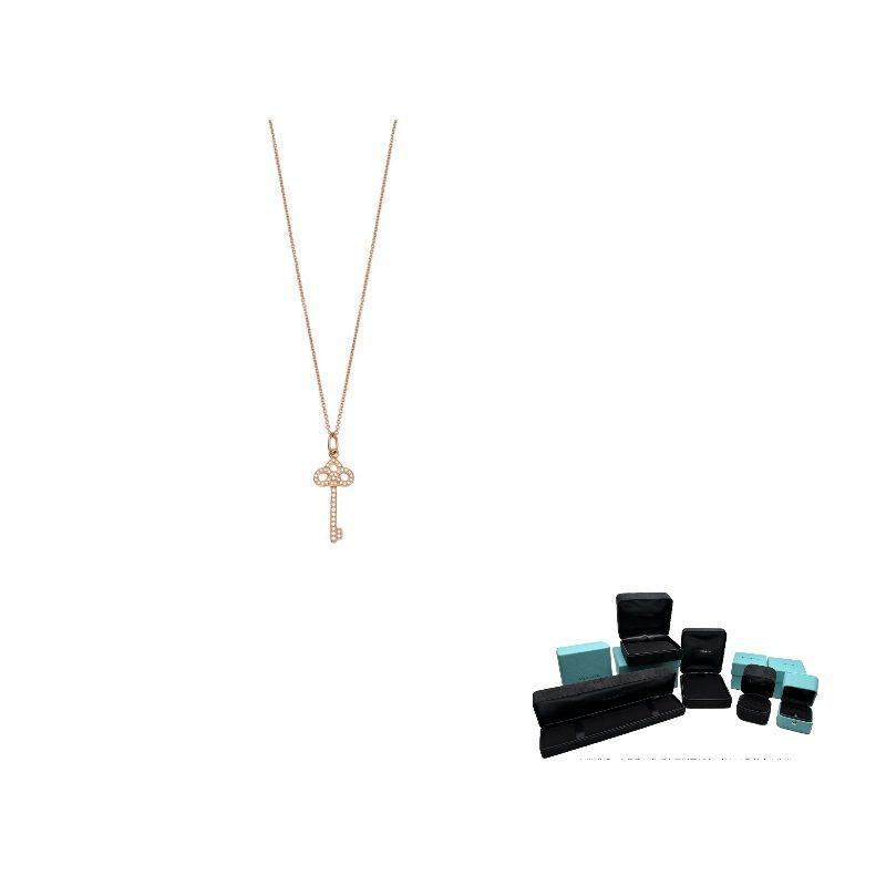 TIFFANY & CO . Kluczyki Naszyjniki Damskie GRP11366