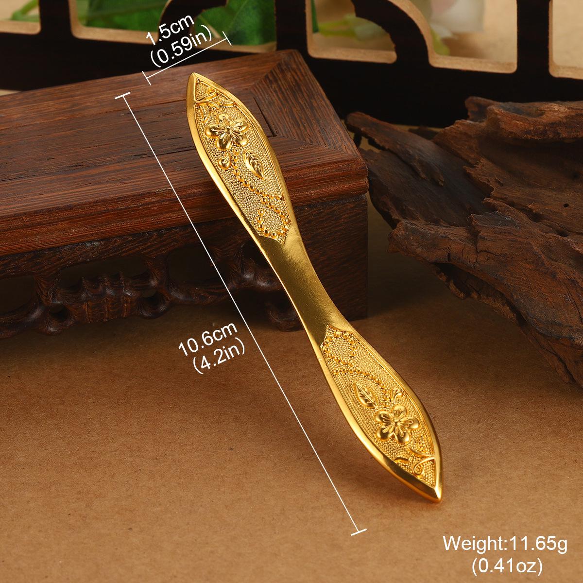 

New Chinese hollow flower auspicious cloud hairpin retro headdress jewelry Hanfu cheongsam versatile hairpin court antique woman