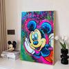 Disney Diamond Painting Mickey Pop Art Style Art Illustration 5D Cross Stitch Hanging Print 5D Puzzle Mosaic Embroidery Home Decor