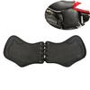 Black For Kawasaki Sportster Suzuki Yamaha Leather Heat Saddle Shield Deflector