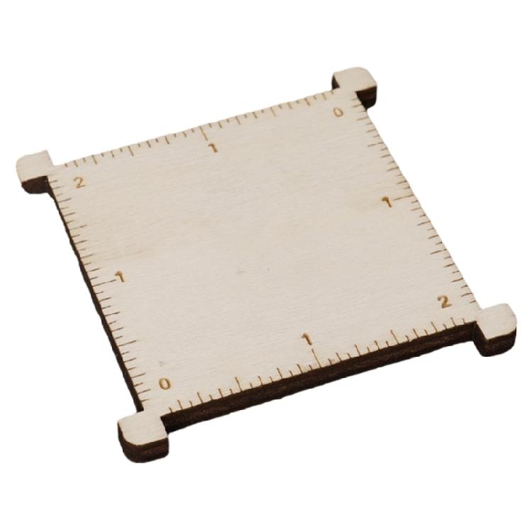 Wood Knitting Needle Gauge and Ruler Measuring Tool Crochet Accessories Knitting Needle Ruler