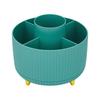 Desktop Rotating Makeup Brush Storage Tube Cosmetics Rack Table Dressing Table Eye Shadow Brush Lipstick Box Pen Holder