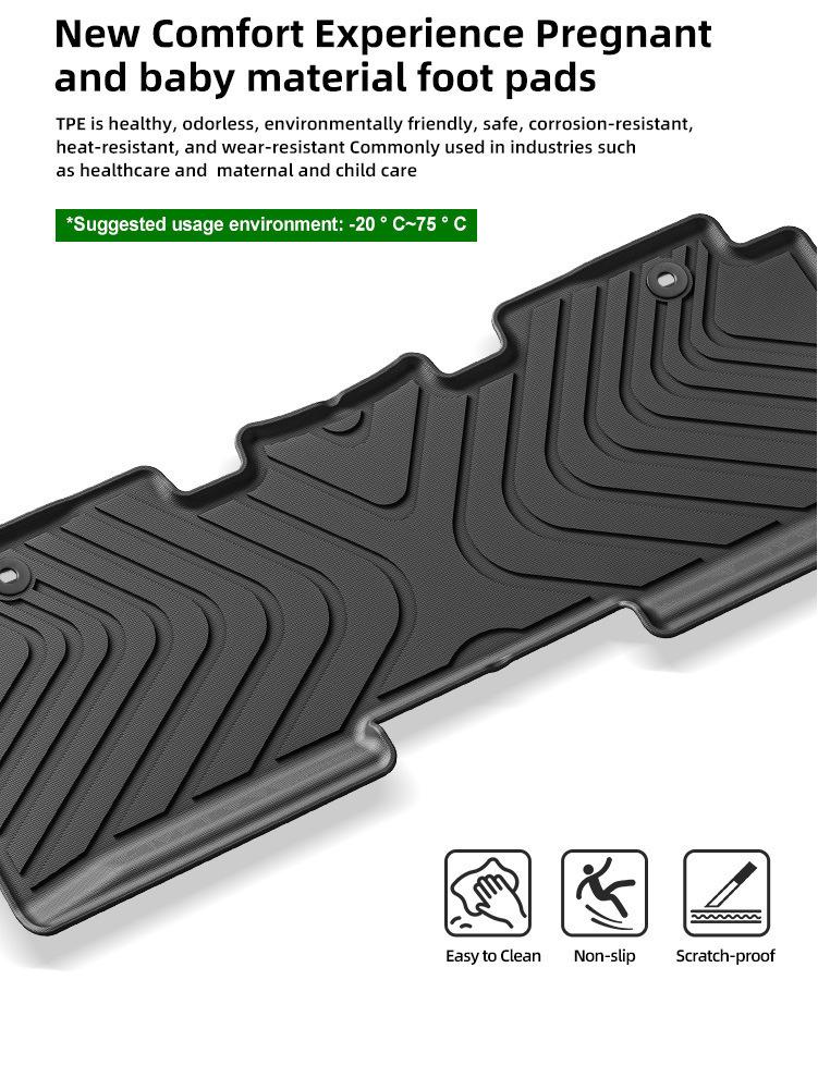 Dywaniki podłogowe i do bagażnika Honda Odyssey (Modele 2018-2024) - Materiał TPE