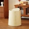 Antique Wood Grain Trash Can With Odor Proof Lid And Easy Clean Design Garbage Bin For Home Kitchen Office Use