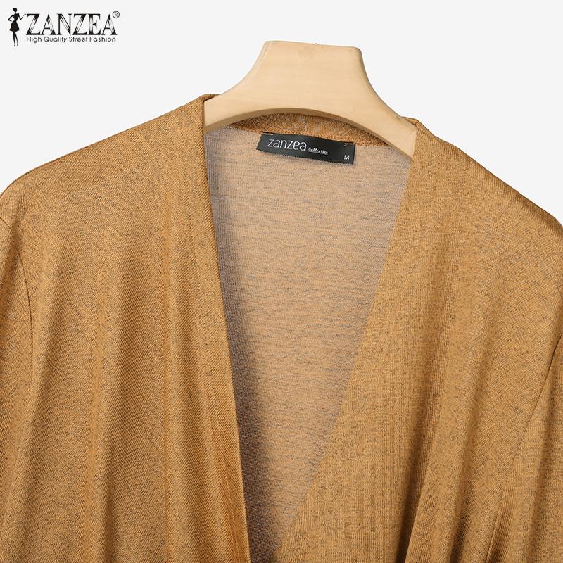 ZANZEA Women Long Sleeve Blouse and Pants Casual Autumn Two Piece Sets