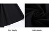 Elegant Hepburn-Style V-Neck A-Line Dress with Waist-Cinch & Short Sleeves
