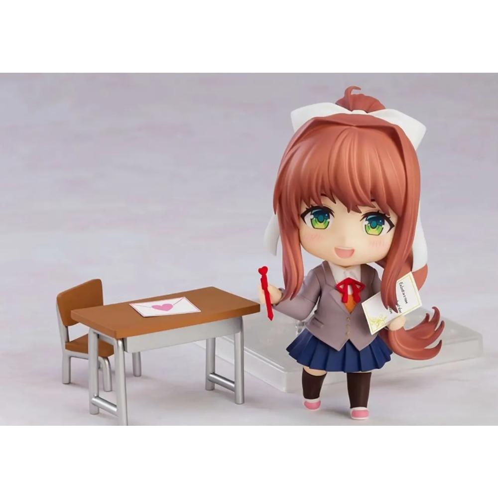 Doki Doki Literature Club! Monika 1817 Cute Girl  Articulated Figure Model Toys Christmas Gift 10cm
