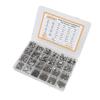 1220PCS Screw Nut Washer Kit Flat Head Hex Socket 304 Stainless Steel M2 M3 M4 M5 Screw Assembly Kit