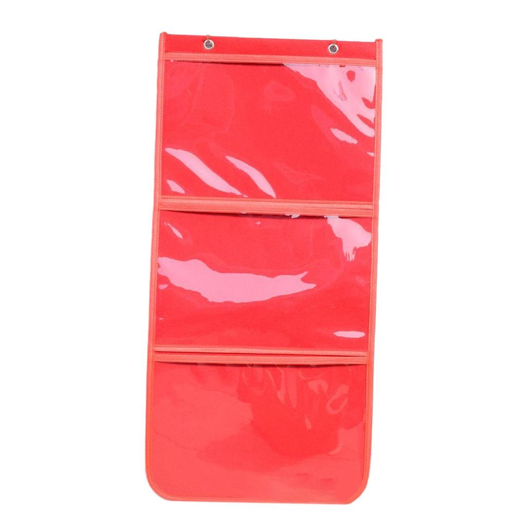 Kindergarten Painting Hanging Bag Small Display Pouch Wall Hanging Bag Artwork Organizer Pouch Paper Organizer Painting Bag