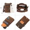 Hot Selling Crazy Horse Leather Men's Small Bag Retro Leisure High End Crossbody Wholesale