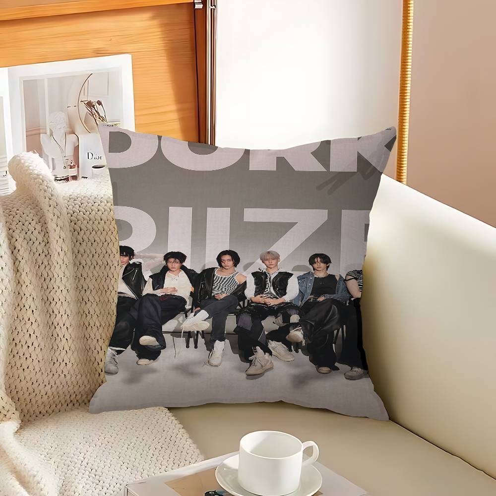 Kpop Band R-RiizeS Cushion Cover Pillow Cover Decor Pillowcase Printed Cushion Case For Couch