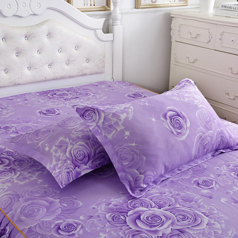 Floral Style Bed Skirt Women/Girls Room Bedspread Skirt Style Bedsheet Falda De Cama Home Bed Cover (Pillowcase Need Order)