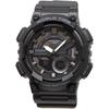 Casio World Time AEQ-110W-1BV Men's Analog-Digital Quartz Watch Black LCD Black Imported Model