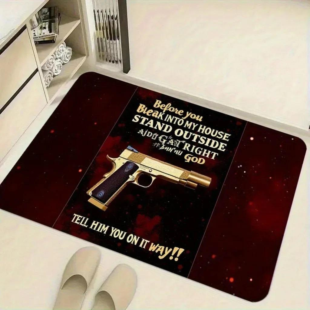 1PC Flower Pattern Kitchen Rugs Non-Slip Home Door Mats Pop Design Bathroom Rug Bath Mat Carpet for Home Sink Laundry Decor