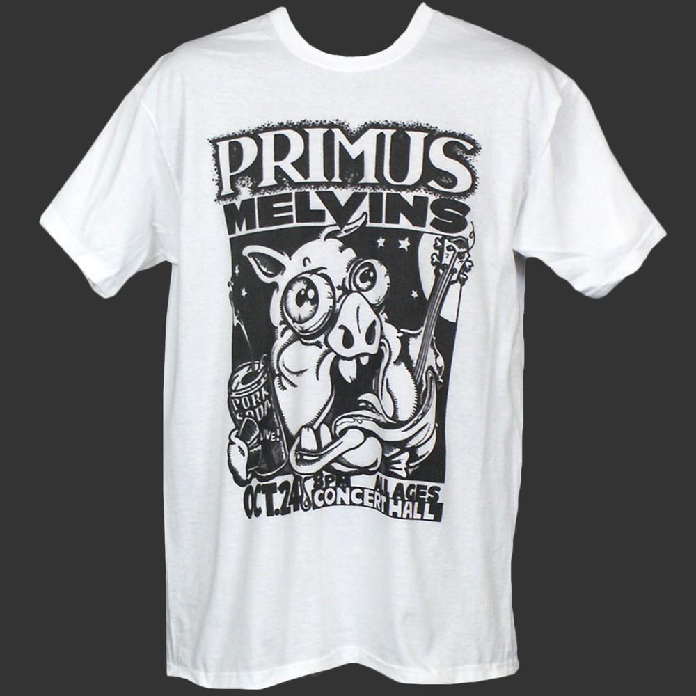 PRIMUS MELVINS HARDCORE METAL PUNK ROCK GIG T-SHIRT Unisex S-3XL