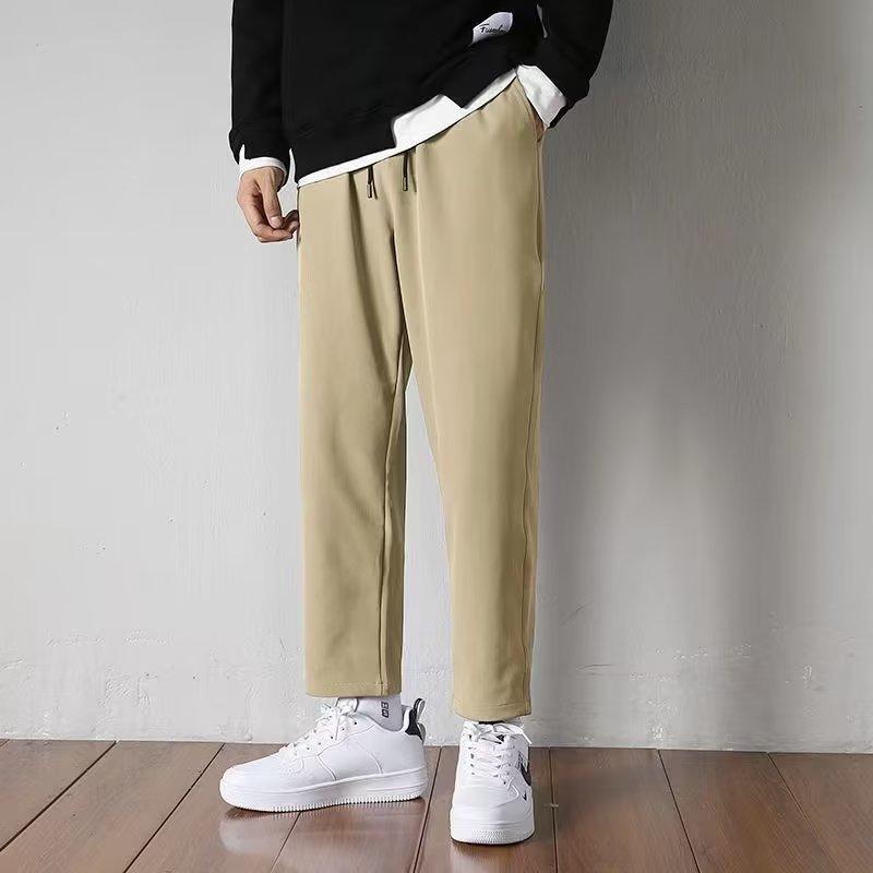 West pants men's summer thin nine-point trend versatile quick-drying casual trousers straight-leg loose sweatpants