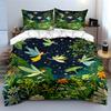 Fairies In the Starry Sky Garden Print Bedding Set 1 Duvet Cover 2 Pillowcases for Adult and Children Luxury Gift Full Size