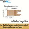 NEWONE 2pcs 3pcs Stainless Steel Oscillating Tool Blade, Multi-tool Saw Blades Multi Tool Mortar Cutting Saw Blades for Tile Concrete Cutting