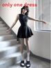 Summer Knit Cotton Blend Sleeveless High Waist Aline Dress For Teen Girls