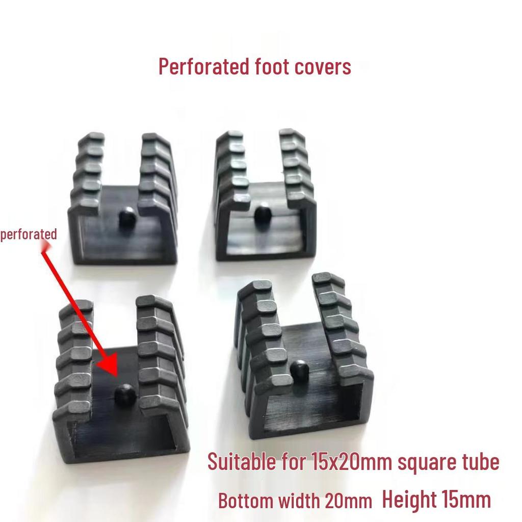 Kermit Chair Accessories: Non-Slip Wear-Resistant Plastic Foot Covers for Folding Chairs