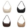 Large Solid Color Capacity Clutch Bag Zipper Closure Daily Use Fashion Women