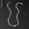Fashion Hip Hop Double Layer Chain Stainless Steel Male Necklace Zircon Lightning Pendant Necklace Mans Party Jewelry Gift