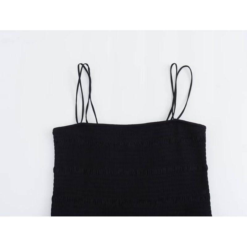 Kaslead New Arrival Women's Clothing Fashion Style Fashion Casual Splicing Sling Tube Top Dress 123165700