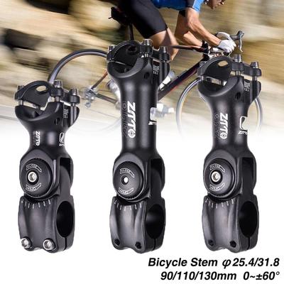 Verstelbare 60 Riser 90/110/130mm X 25.4mm/31.8mm Passende Stuurpen voor Mountain Road Bike Fiets Fietsonderdeel