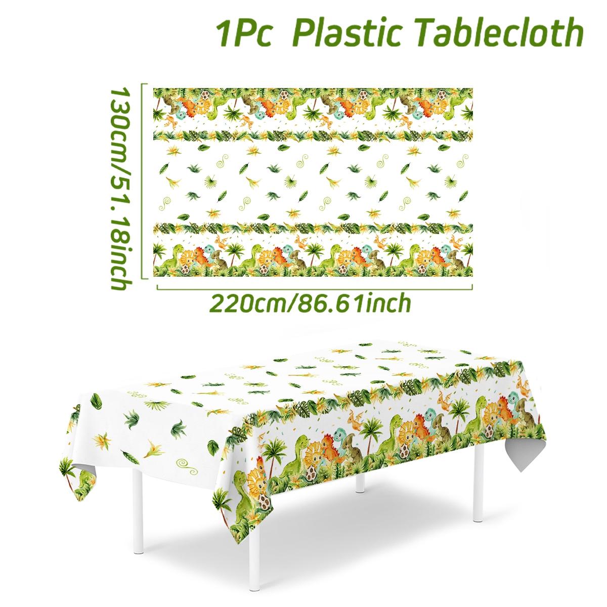 

Dinosaur Birthday Party Decorations Kids Boy Dinosaur Disposable Tablecloth Baby Shower Jungle Safari Birthday Supplies