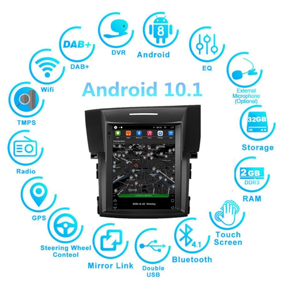9.7'' Android 10.1 Car Stereo Radio GPS Navigation for Honda CRV 2012-2016 LHD