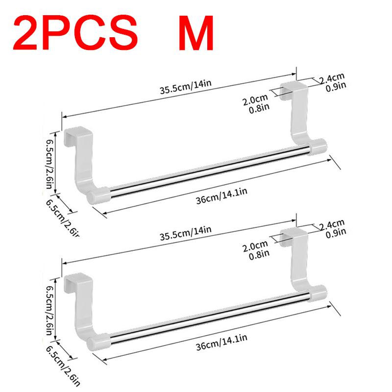 Stainless Steel Towel Rack Kitchen Towel Holder Sink Accessories Bathroom Towel Holder Under Sink Organizer SNJ004