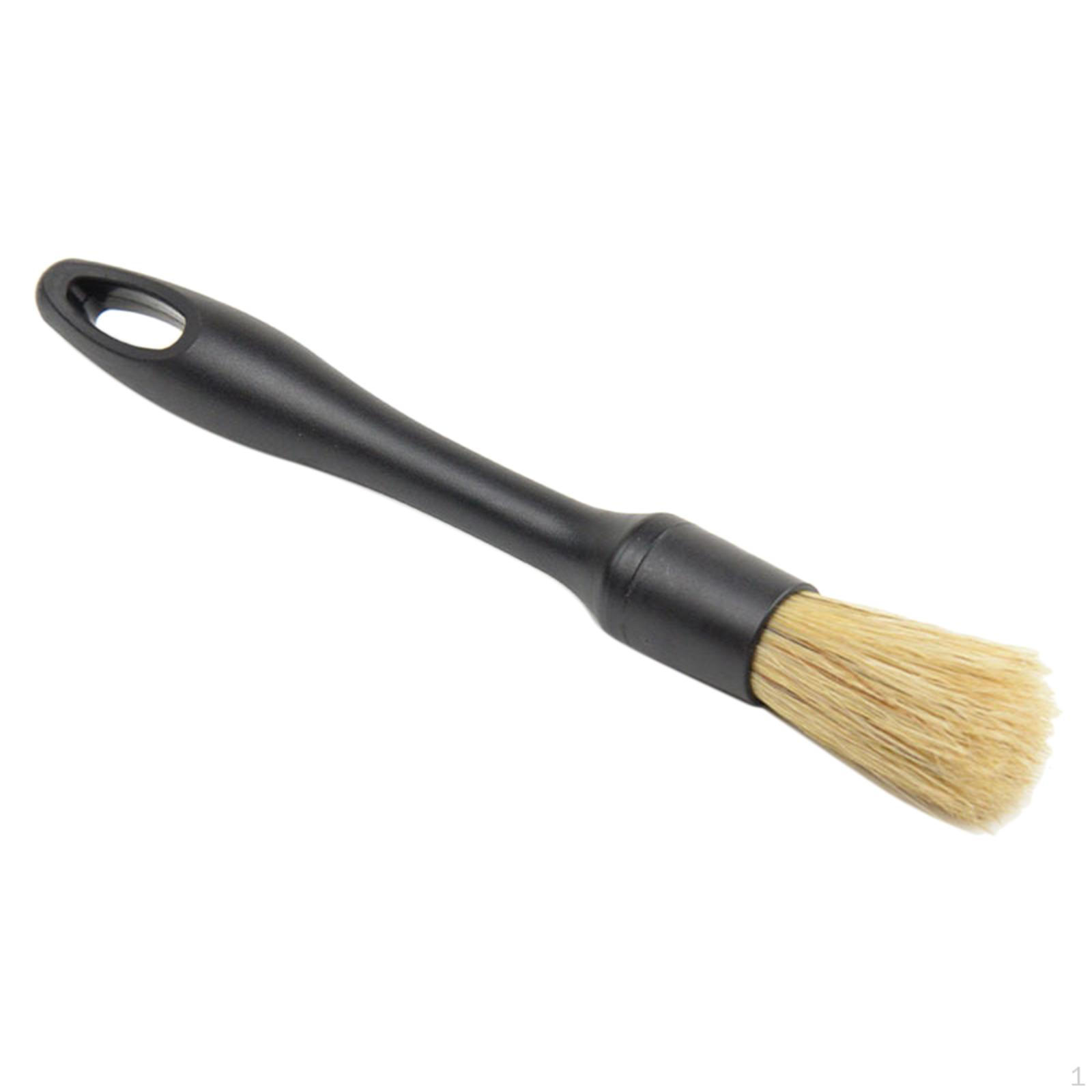 

Car Detailing Brush, Cleaner Brush Cleaning with Long Handle Hanging Hole Bristle Head