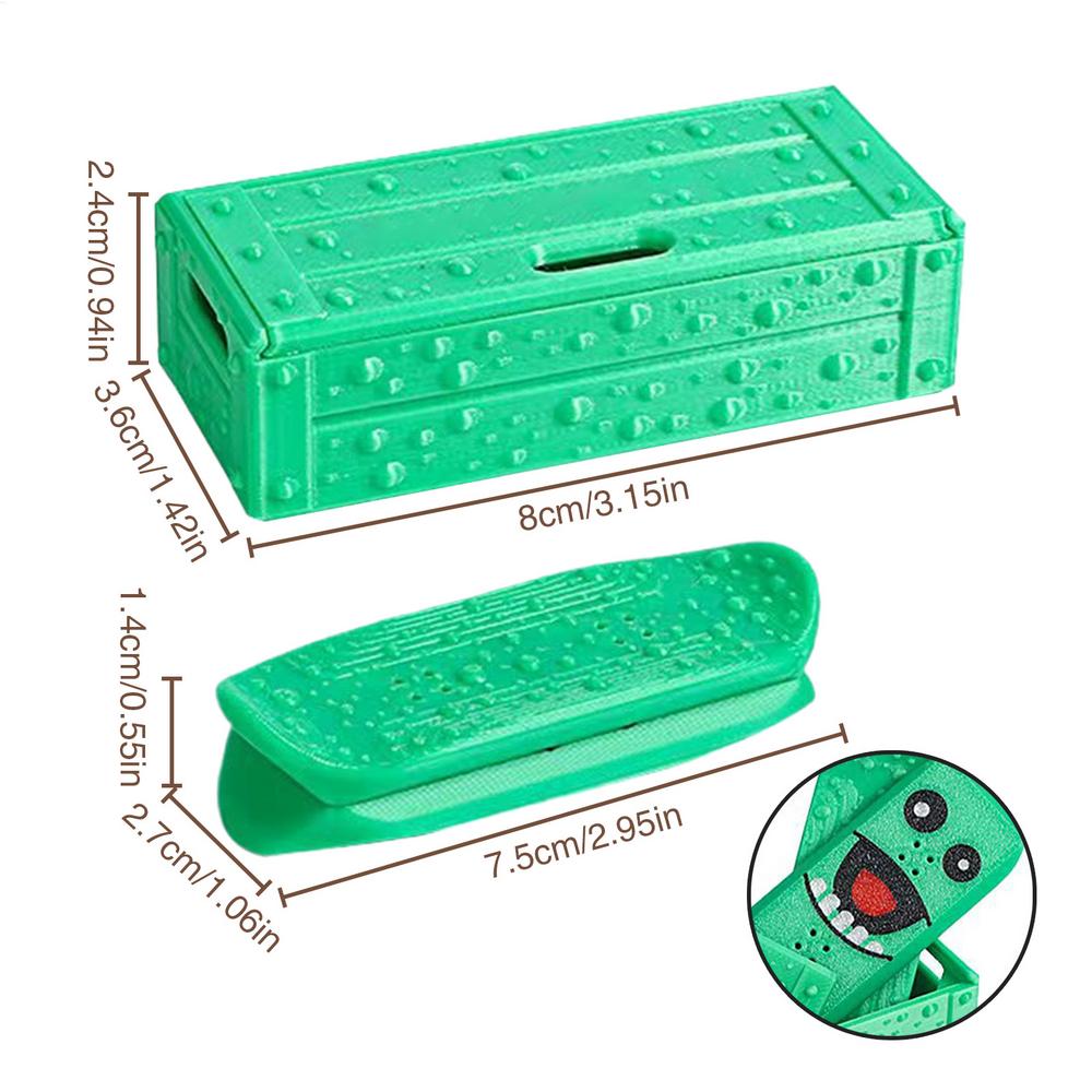 Mini Fingerboard 3D Printed Pocket-Sized Fingertips Surfboard Magnetic Mini Fingerboard Anti Stress Sensory Toys for Men Women