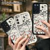 Phone Case: 2D flat, suitable for Samsung Galaxy A34 A35 M05 M06 S20 S22 S21 FE Plus 5G protective cases, little white cat eating ramen, perfect Chris