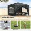 Sturdy Garden Gazebo, Garden Gazebo, Outdoor Roof Protection, for Patio, Wedding, Catering & Events (only with Gazebo)