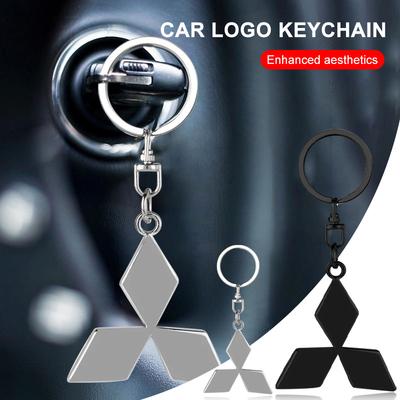 Teschio Metallico Emblemi per Auto Portachiavi Portachiavi Portachiavi Accessori Auto Per ASX Lancer Pajero Outlander L200 EVO Lancer EX