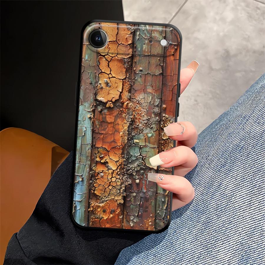 Retro Rust Case for Apple iPhone 17 Pro Max 16 11 14 XR XS MAX Air 12 15 Pro 7 8 13 Funda Phone Cover