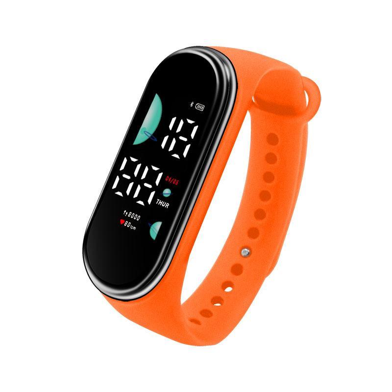 Motion Sports Watch For Electronic Led Digital Wristwatch Fashion Casual Simple Silicone Touch Waterproof Clock