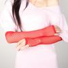Fashion Costume Sexy Fingerless Hollow Out Mittens Mesh Fishnet Gloves
