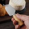 Auf Lager Gummiholzgriff Standfestes Edelstahl Käse- und Buttermesser-Set