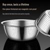 Stainless Steel Kitchen Sink Vegetable and Rice Washing Basket - Thickened Mesh Strainer and Drain Basin.