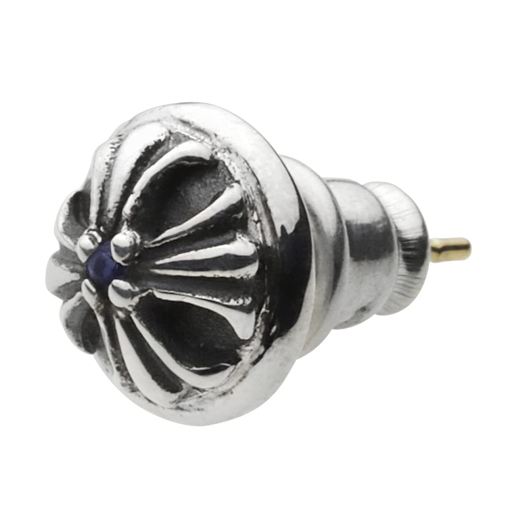 

Серьги-крестики сапфир, 18-каратное золото, серебро 925 пробы fe0116 [Figmart] [Серебряные аксессуары]